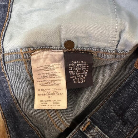 Madewell 10" High-Rise Skinny Jeans in Hayes Wash/Blue color Style F4684 - Picture 10 of 14